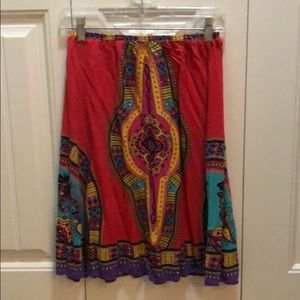 Colorful skirt